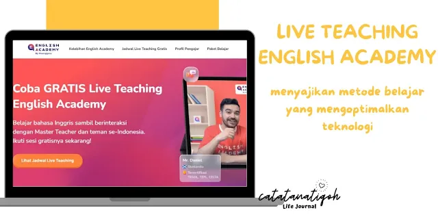 live teaching belajar bahasa inggris