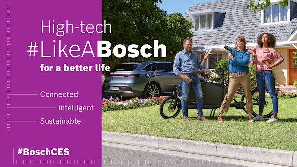 CES 2022: Bosch reforça aposta em soluções conectadas e inteligentes - por uma melhor qualidade de vida e mais ação climática