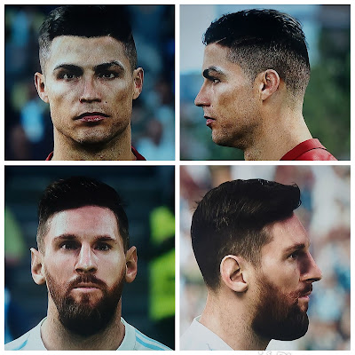 PES 2021 FacePack Cristiano Ronaldo & Lionel Messi by CHINOBOYKA