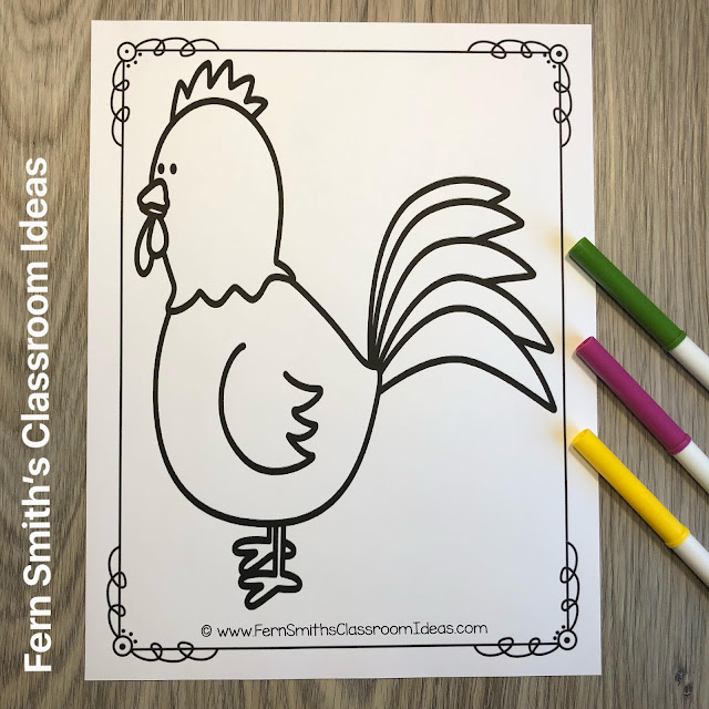 Click Here to Download This Farm and Farm Animals Coloring Pages Resource! {Without Student Directions - Perfect for a Bulletin Board!}