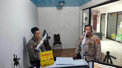 Sosialisasikan Aplikasi Dumaspresisi, Itwasda Polda Banten Gelar Talkshow di Radio Megaswara FM