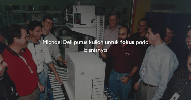 Michael Dell fokus mengembangkan bisnisnya