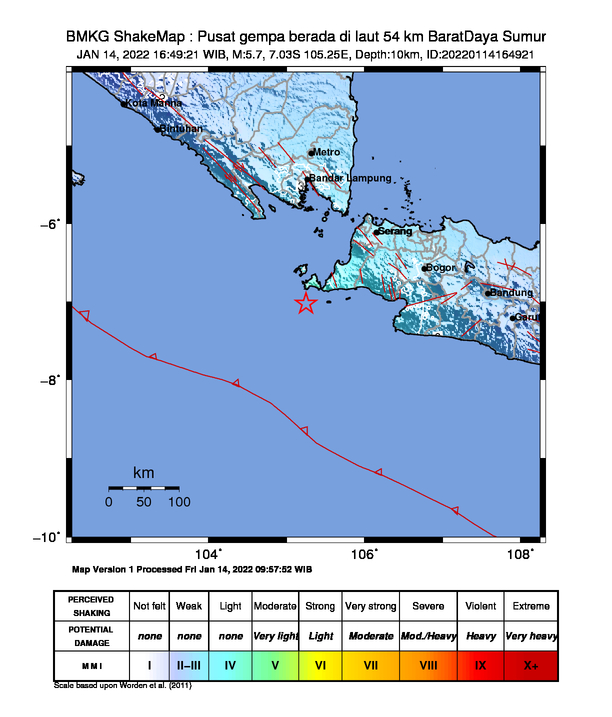 GEMPA MAGNITUDO 6,7 SR GUNCANGKAN BEBEBRAPA WILAYAH DI INDONESIA, AKIBAT AKTIVITAS SUBDUKSI 