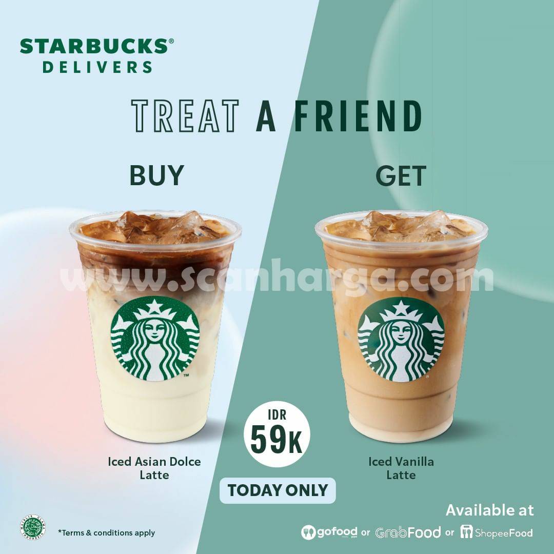 Promo STARBUCKS CELEBRATE WOMEN’S DAY! DISC 50% 2 BEVERAGES