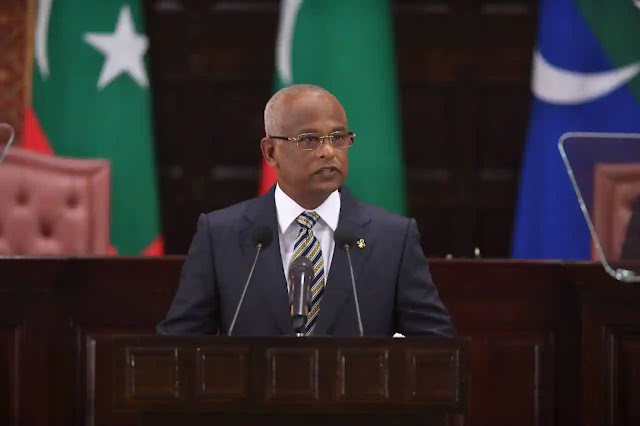 Maldives President Solih highlights India's role in the development of the country in Parliament address