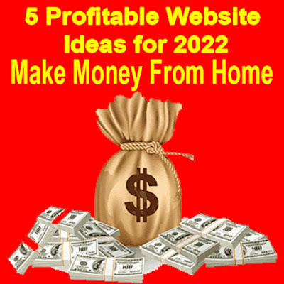 5 Profitable Website Ideas for 2022 | Make Money From Home