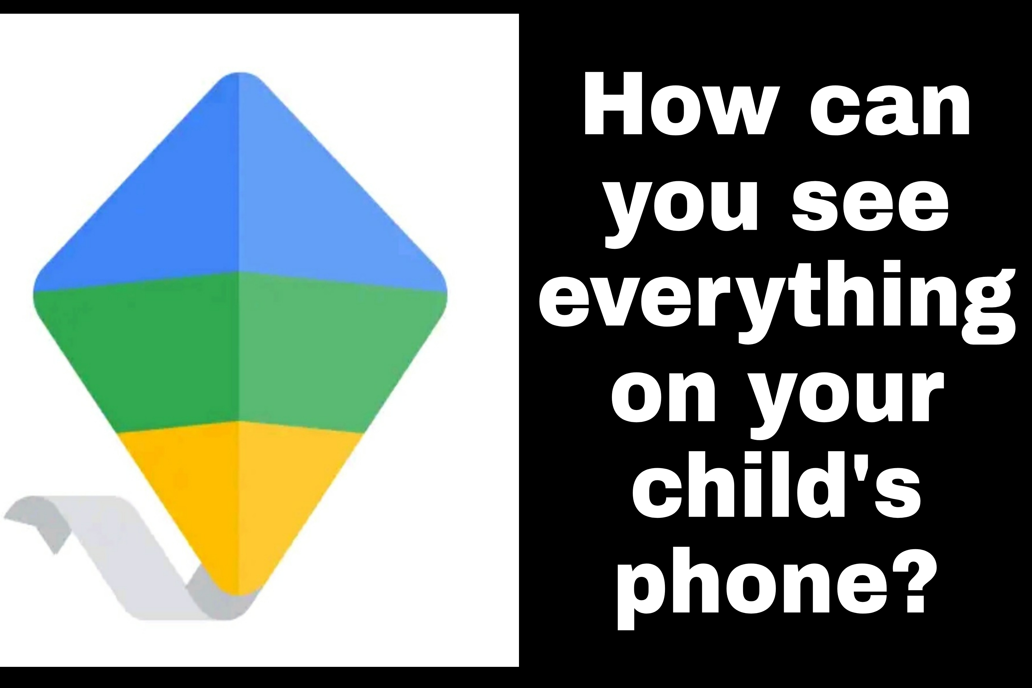 How can you see everything on your child's phone?