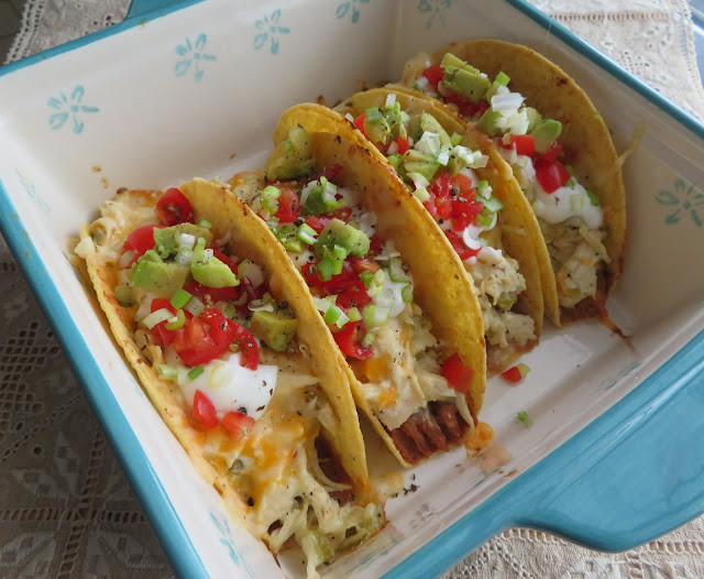 Quick & Easy Baked Chicken Tacos