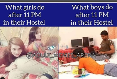 girls hostel vs boys hostel memes
