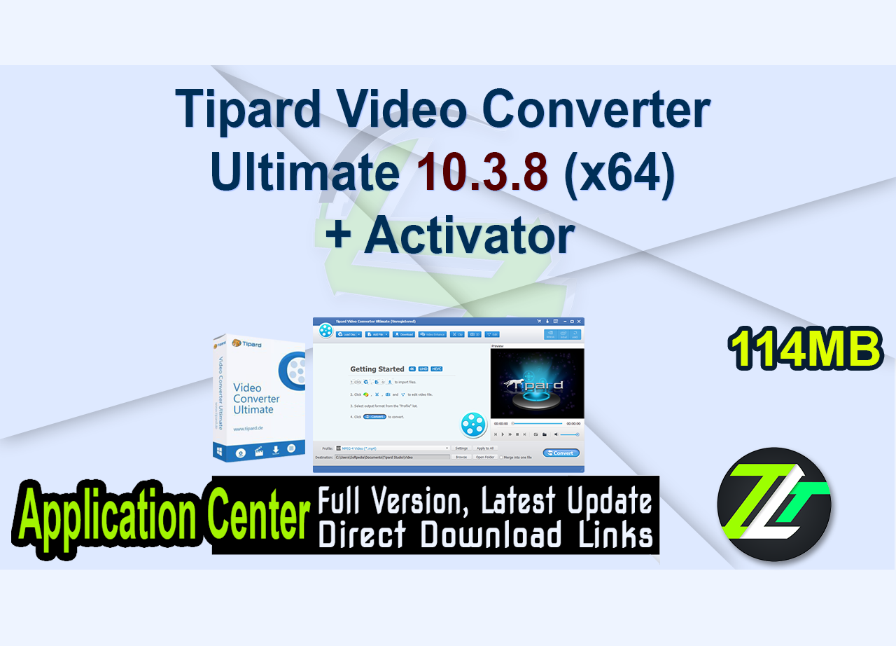 Tipard Video Converter Ultimate 10.3.8 (x64) + Activator