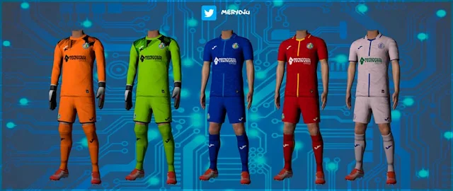Getafe C F Kits 2021-22 For eFootball PES 2021