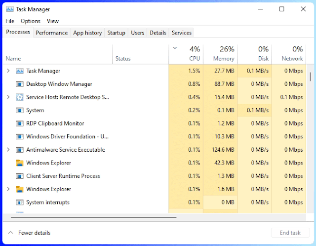 task manager windows