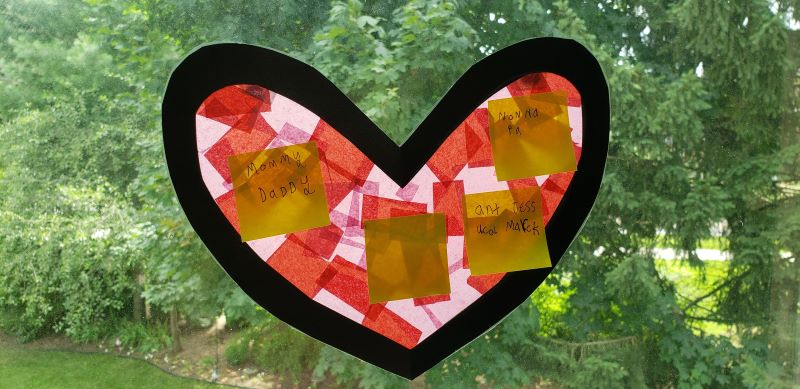 Pray for marriages with this heart themed craft for the sacrament of matrimony