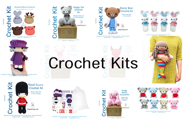 Sayjai Amigurumi Crochet Patterns and Crochet Kits~ K and J Dolls / K ...