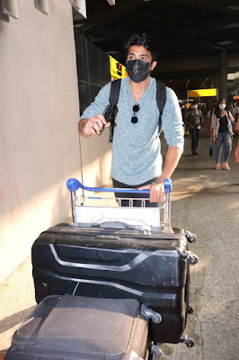 Saqib Saleem spotted at airport arrival