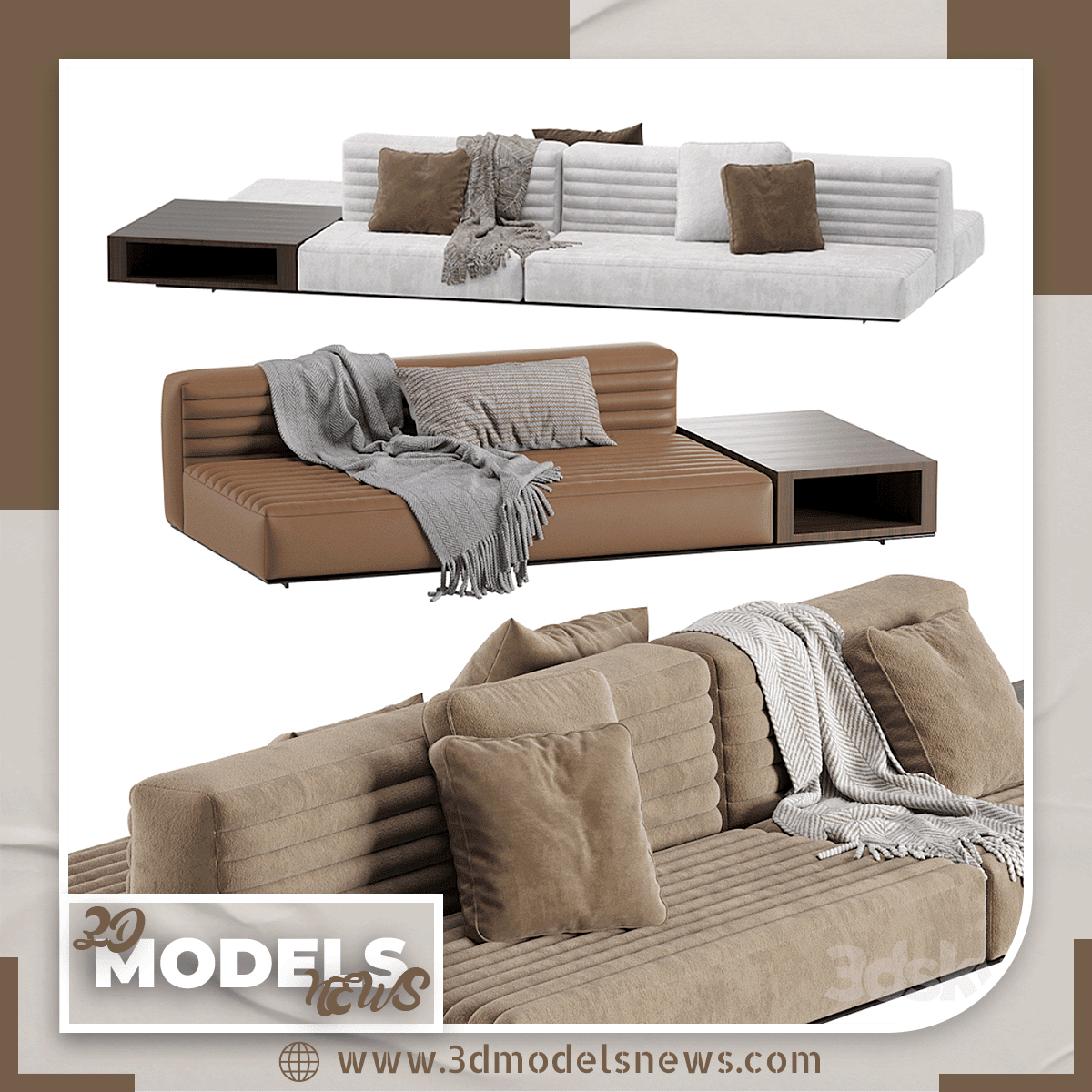 Sofa Model Roger By Minotti