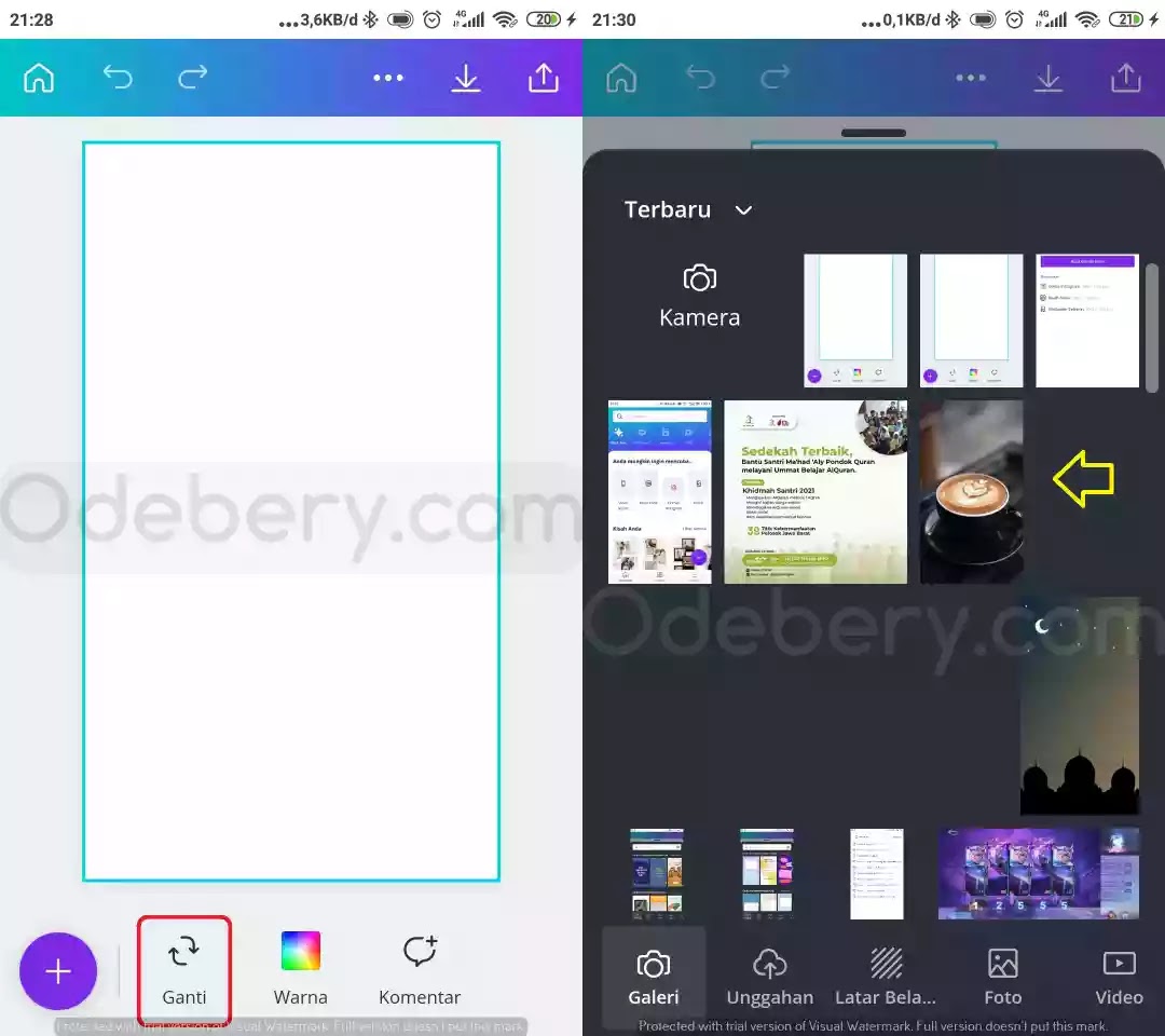 Cara Membuat Efek Glassmorphism di Canva