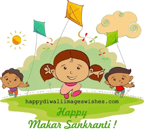 Makar Sankranti Drawing