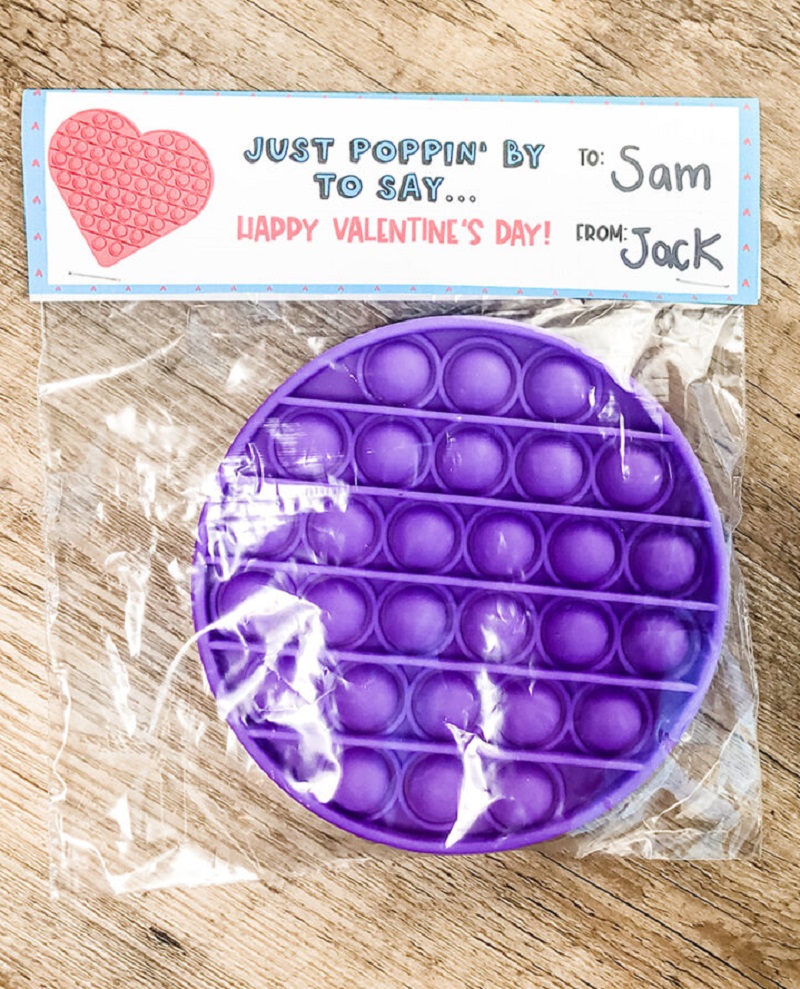 pop it valentine gift idea free printable