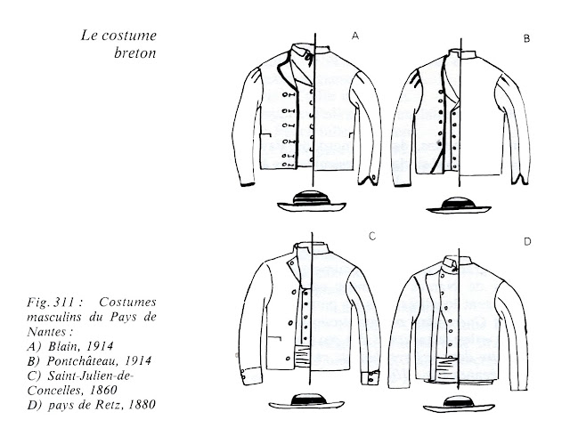 FolkCostume&Embroidery: A Closer View of Breton Costumes Part 10, Bro ...