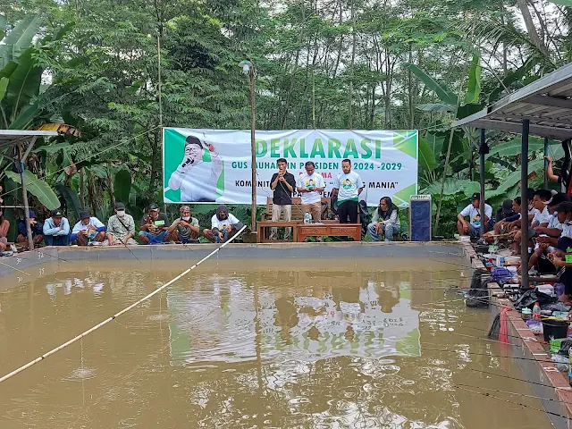 Komunitas Empang Mania Pemalang Gelar Deklarasi Gus Muhaimin Capres 2024