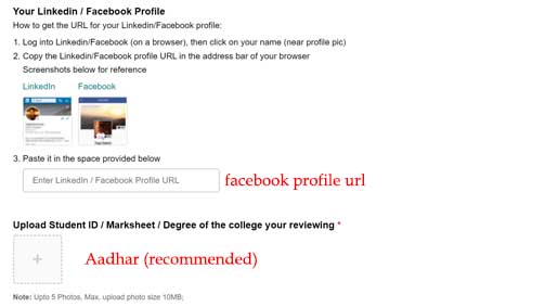 Facebook profile url more details tab