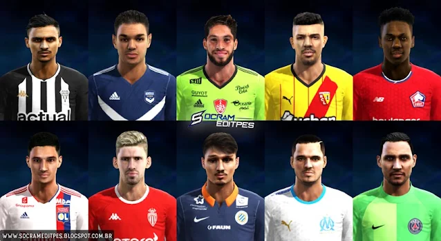 Facepack January V4 - Ligue 1 For PES 2013