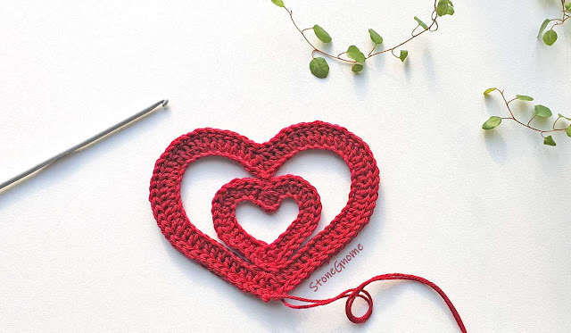 Crochet Heart for Valentines