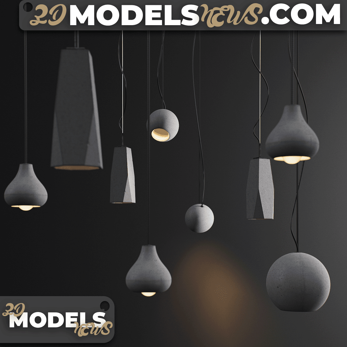 Pendant light Models A set of Fixtures Garage Factory 1