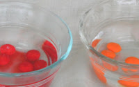 dissolving candy experiment