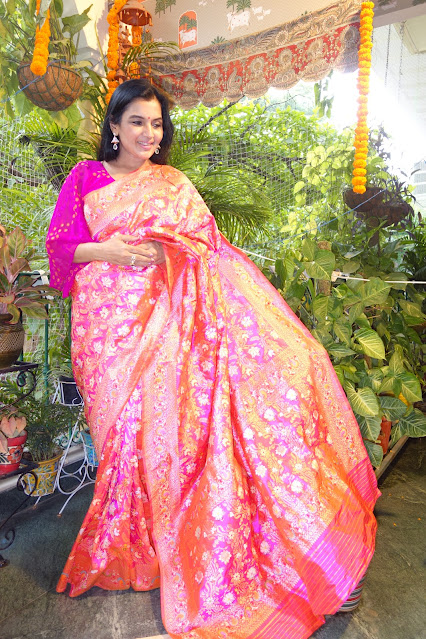 This is our top of the line saree. 72 meena, Banarasi katan silk saree.