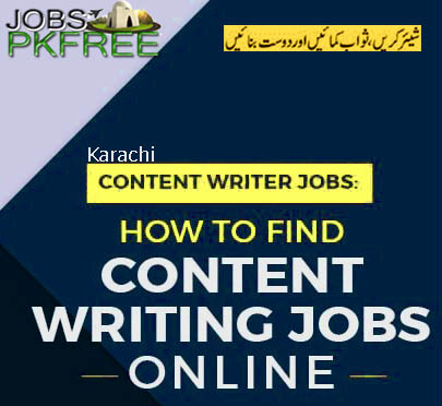 creative writing jobs in karachi