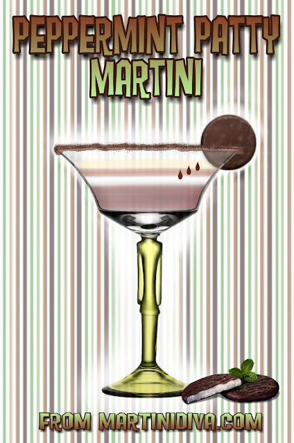 Peppermint Patty martini cocktail recipe