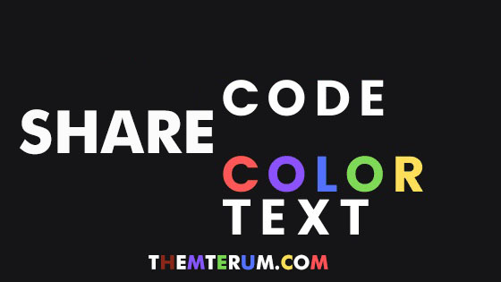 Share text color transition code for Blogspot