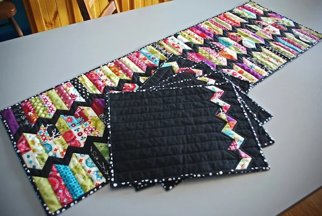 zig zag table runner