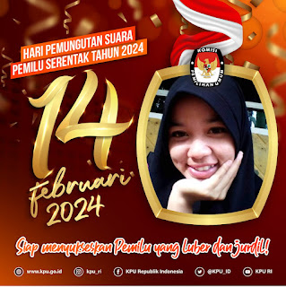 Link Twibbon Hari Pemungutan Suara Pemilu Serentak Tahun 2024, Pada 14 Februari