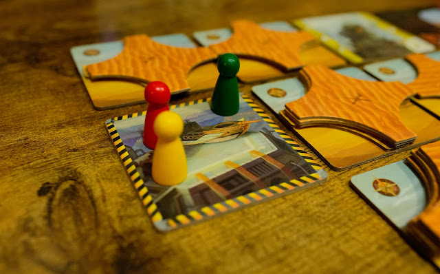forbidden desert board game 禁制沙漠 玩家蒐集完4個零件後都要來到這個發射平台