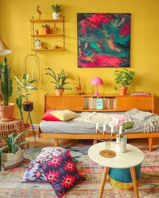 yellow home decor accessories