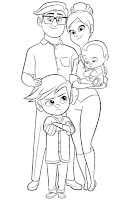 Templeton Family coloring page