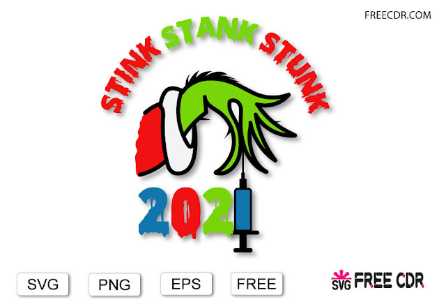 Stink Stank Stunk SVG Grinch Svg