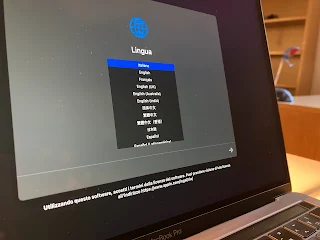 Macのクリーンインストール画面