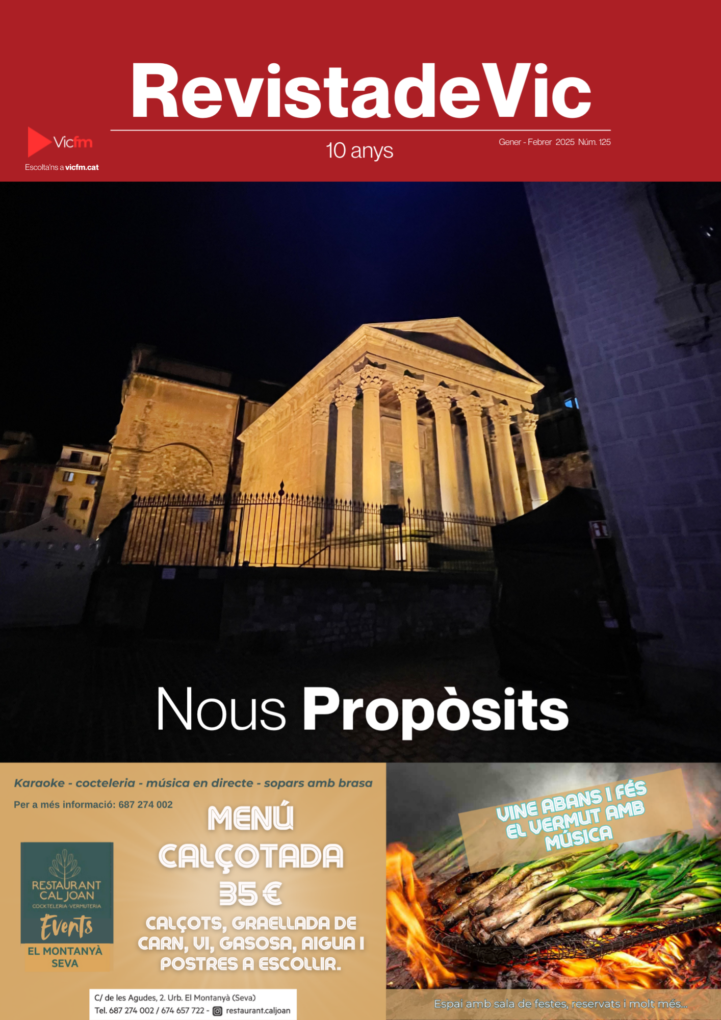 REVISTA DE VIC GENER 125 - NOUS PROPÒSITS