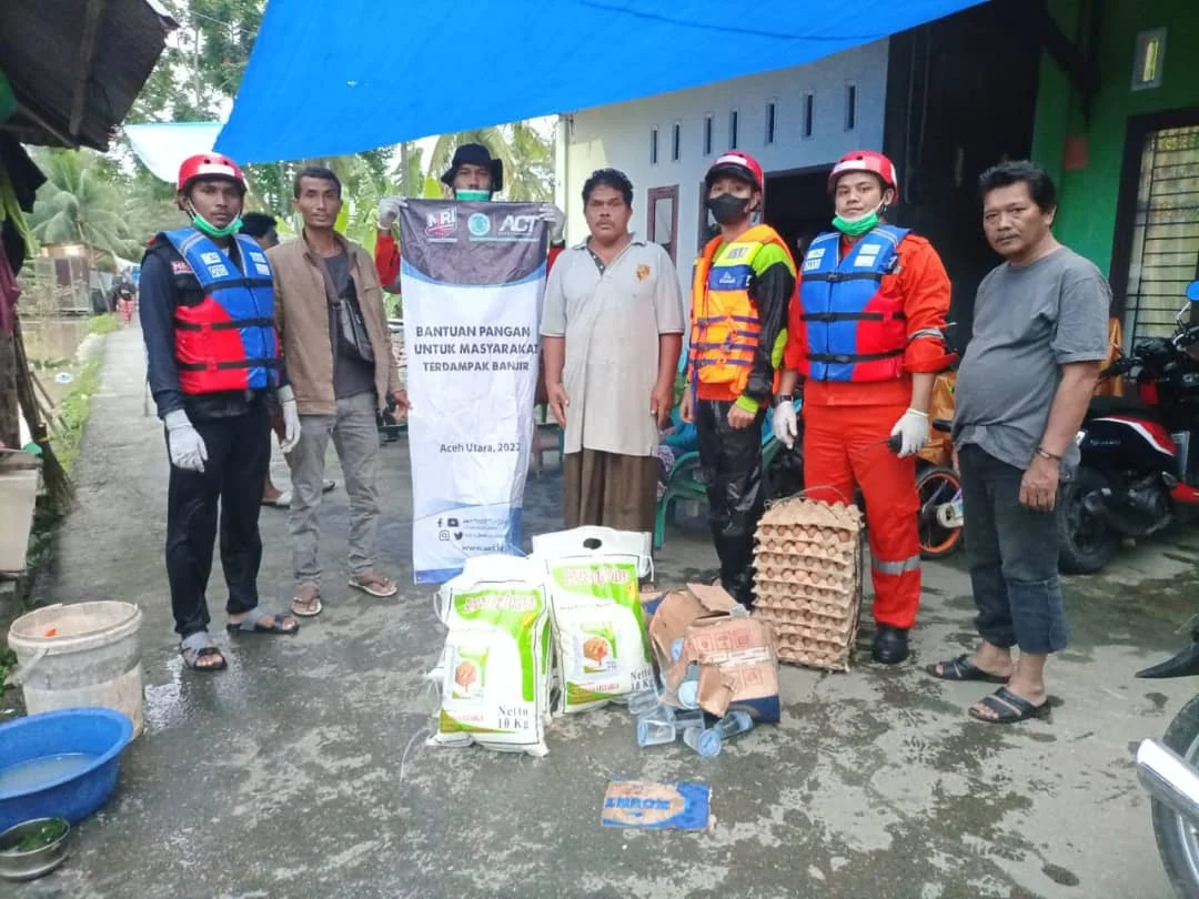 ACT Lhokseumawe Hadir Membersamai Korban Terdampak Banjir Aceh Utara