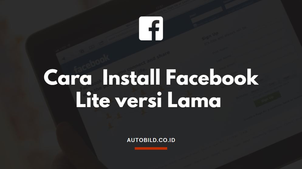 cara install facebook lite versi lama