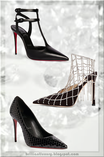 ♦New Black High Heels 2022 #christianlouboutin #jimmychoo #shoes #brilliantluxury