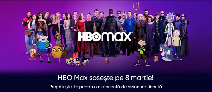 HBO Max soseste pe 8 martie!