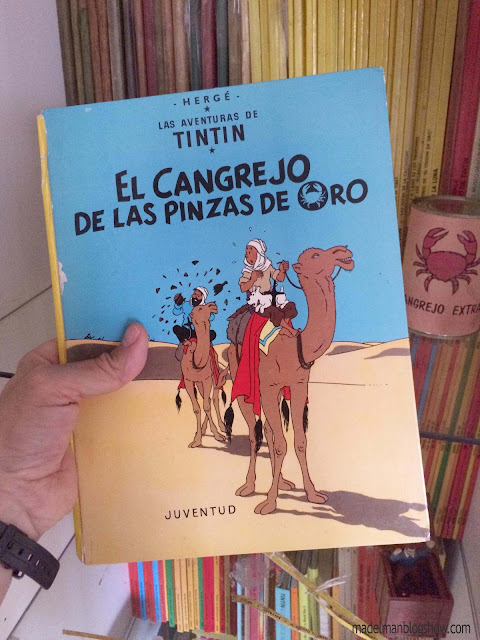 Bote de cangrejo extra: El cangrejo de las pinzas de Oro, de Tintin