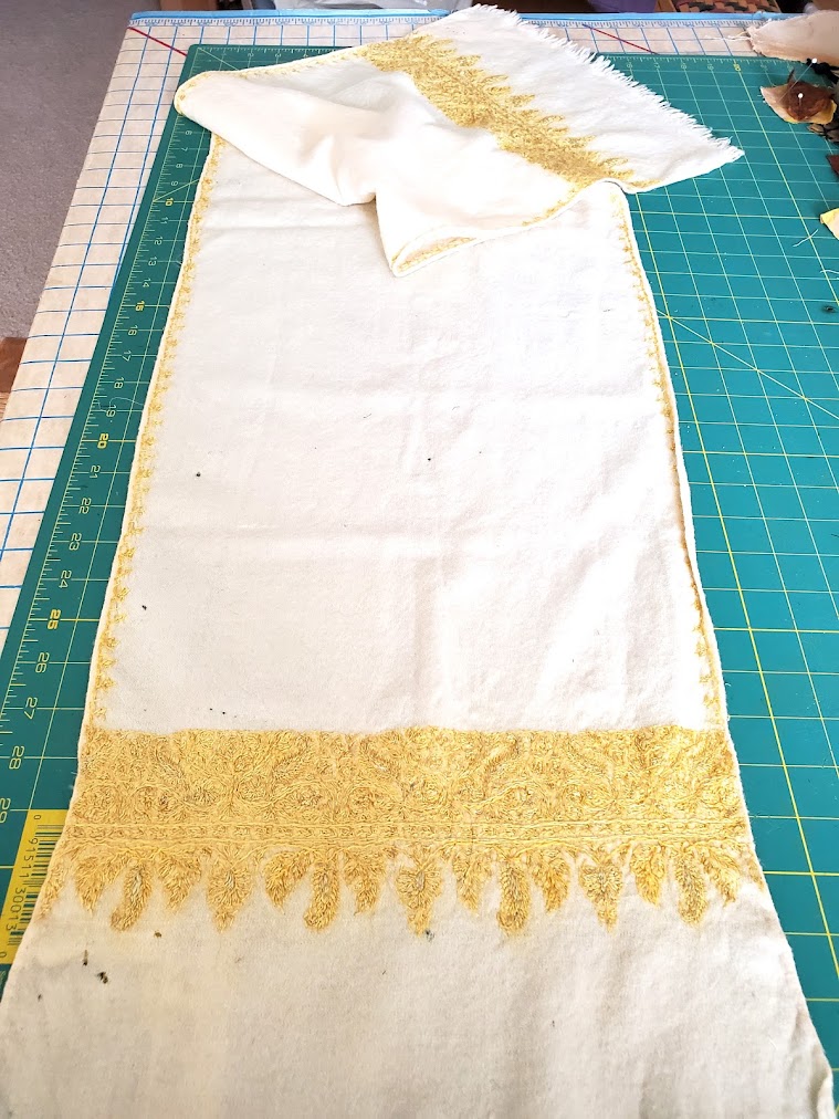 Scarf Before Restoration