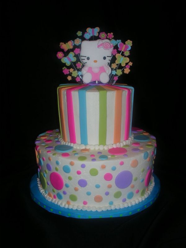 pictures of hello kitty cake