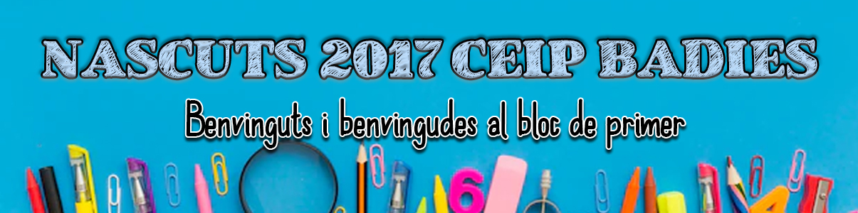 Nascuts 2017 CEIP BADIES